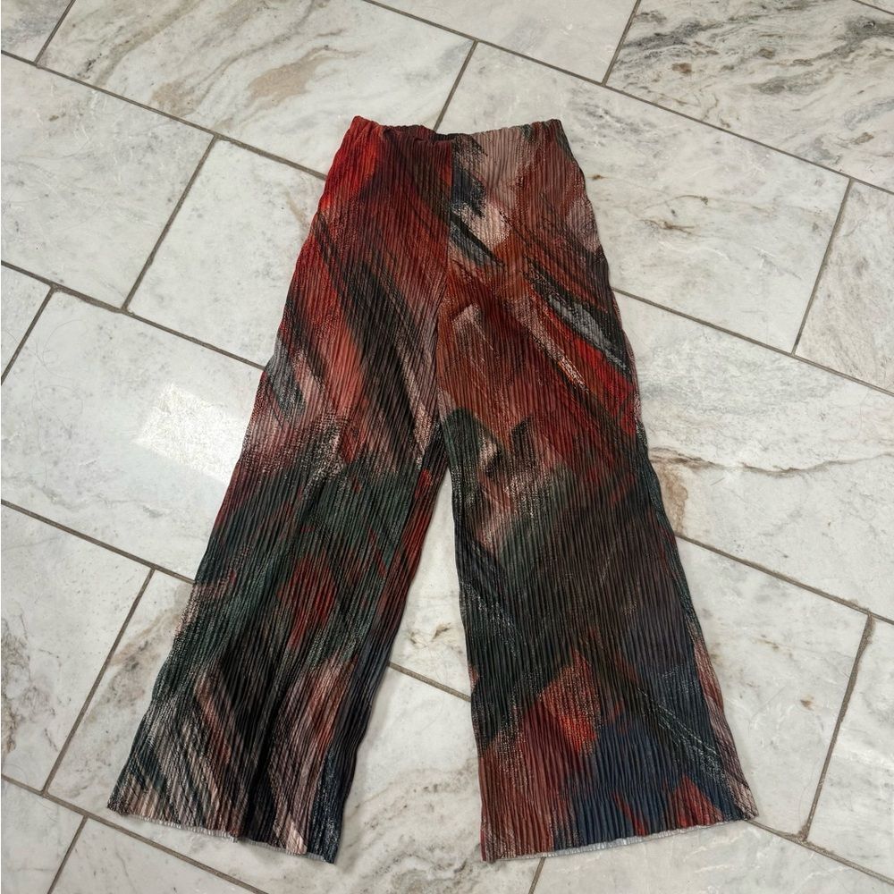 Abstract Print Boho Chic Pants - image 2